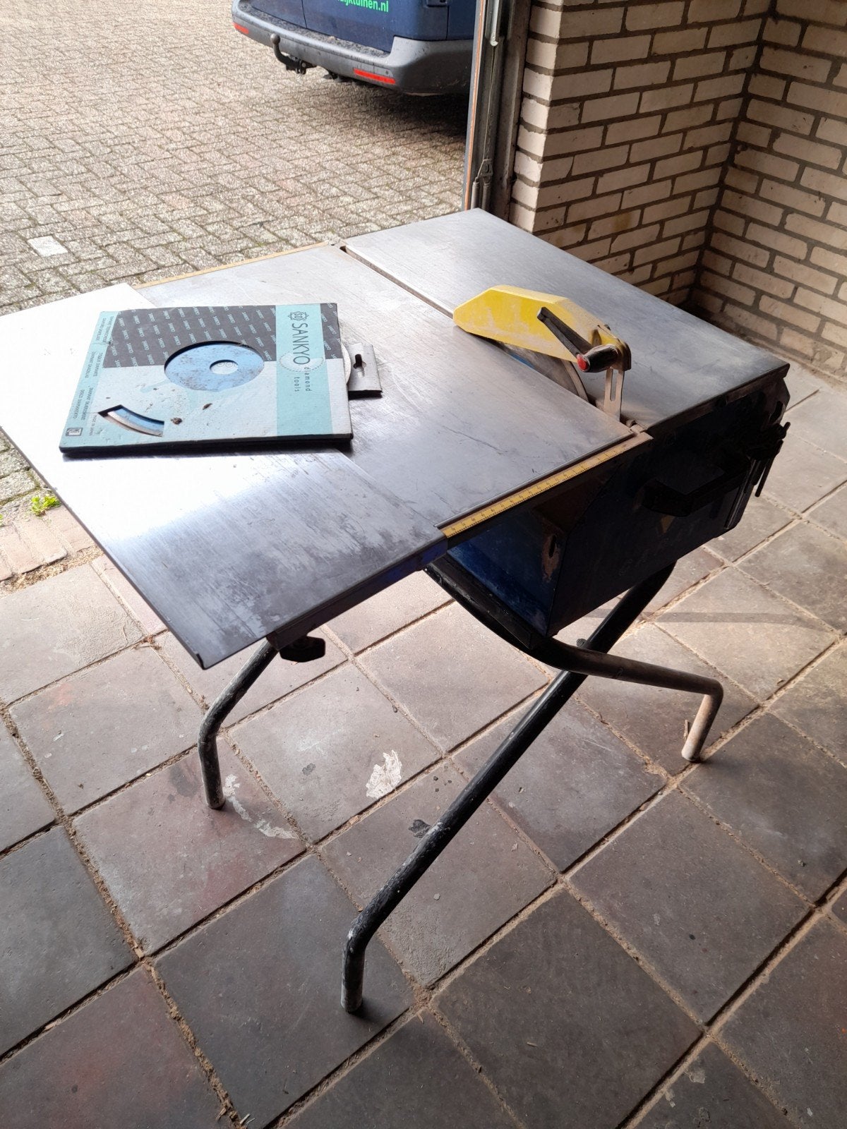 Carat BUJ230 Tegelzaagmachine - Gebruikt, Doe-het-zelf en Verbouw, Ophalen, Gebruikt, 70 mm of meer, Overige typen