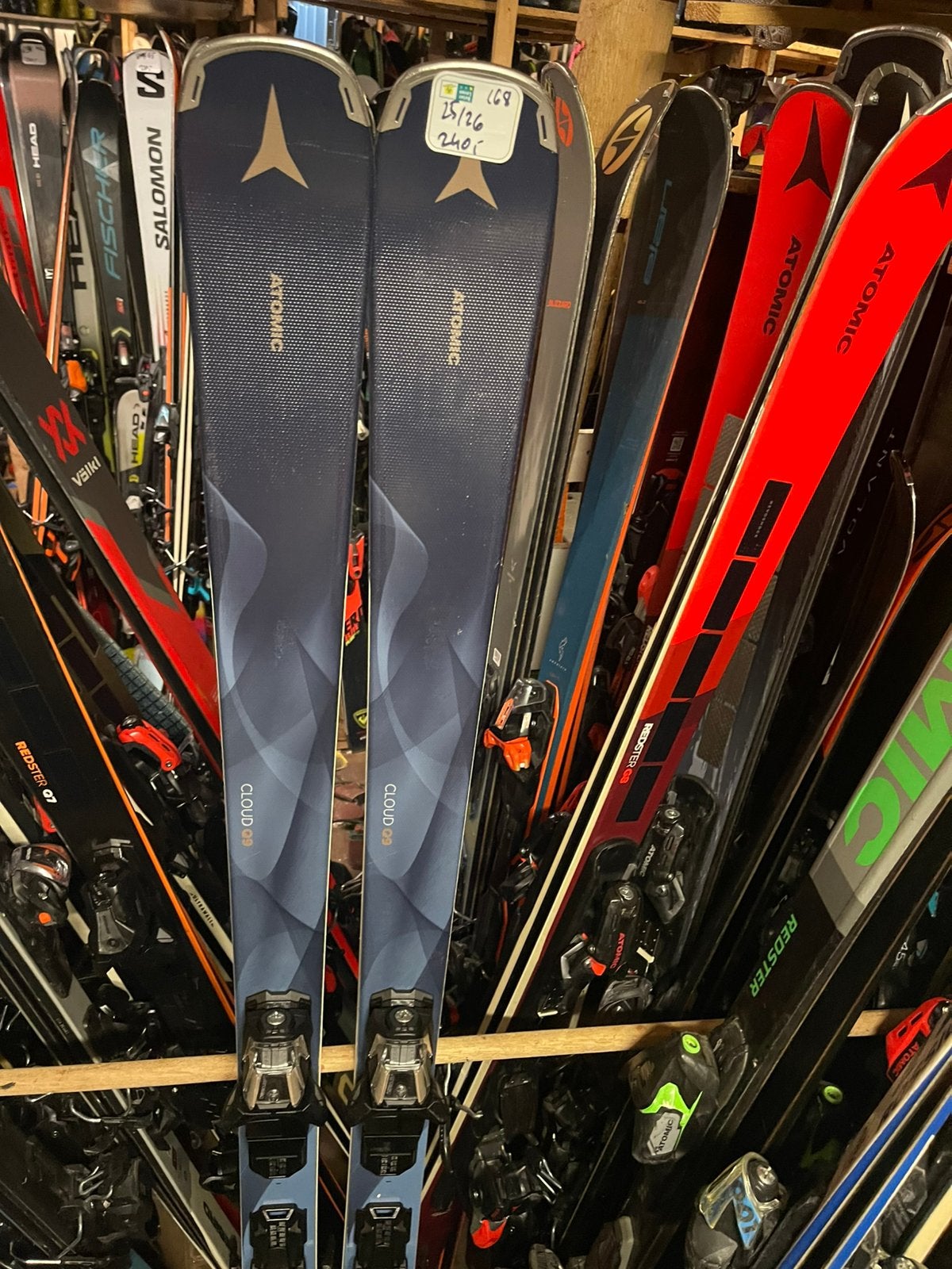 169cm DAMES 25/26 ATOMIC CLOUD Q9 all round skis, 160 tot 180 cm, Ophalen of Verzenden, Zo goed als nieuw, Carve