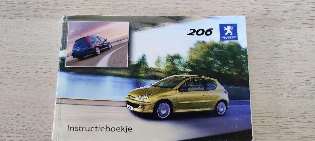 Instructieboekje Peugeot 206 (2005), Ophalen of Verzenden