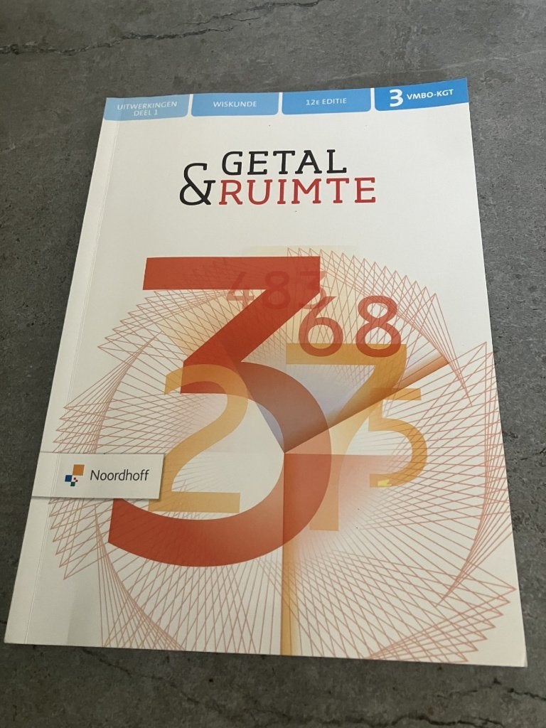 Getal & Ruimte Uitwerkingen 3 vmbo-kgt deel 1, Ophalen of Verzenden, Gelezen, VMBO
