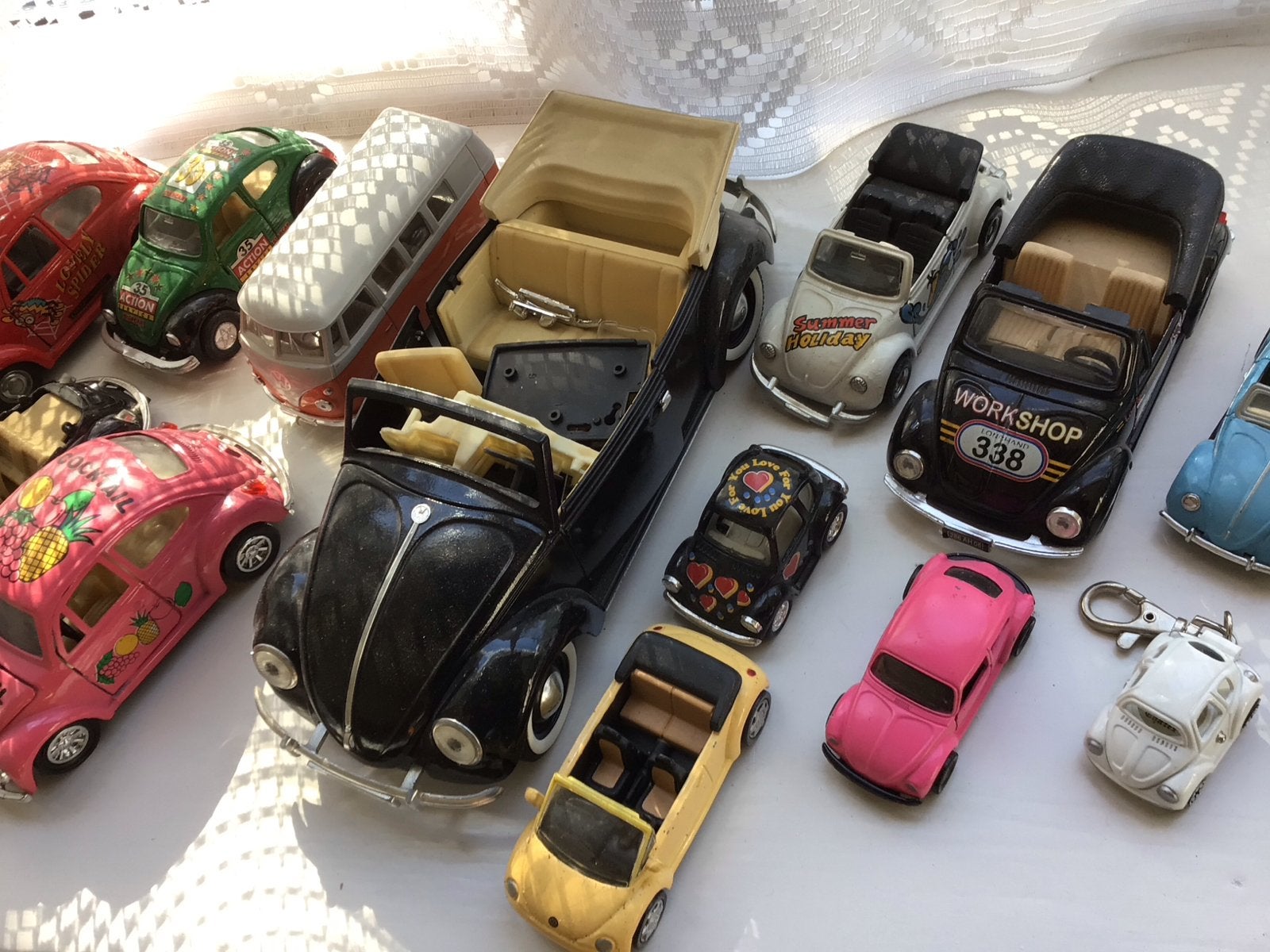 Grote collectie van ongeveer 50 VW kevers, Overige merken, Gebruikt, Auto, Groter dan 1:32