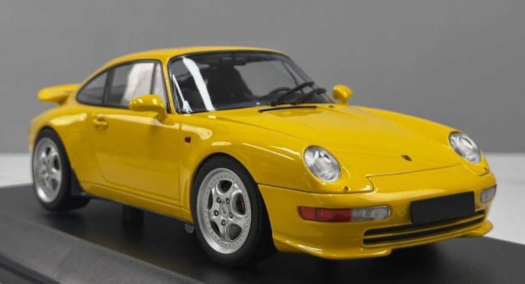 1:18 Porsche 911 (993) Carrera RS - 1994 - Geel NIEUW!, Auto, ., Nieuw, Ophalen of Verzenden