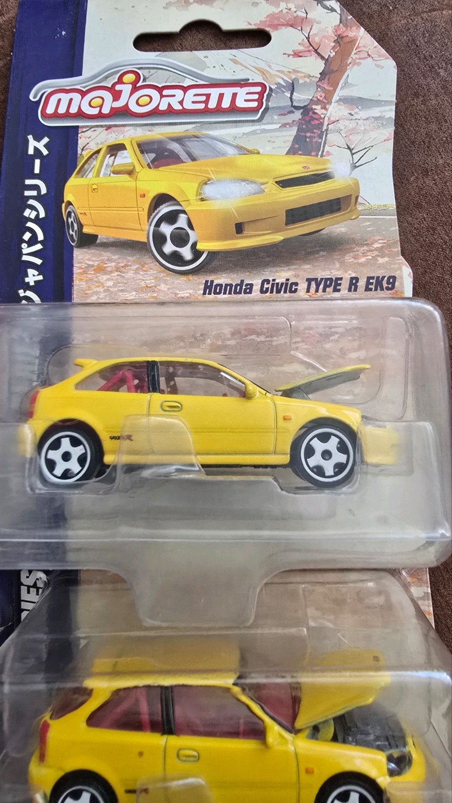 Majorette Honda Civic Type R EK9 (2x) en FK8, Ophalen of Verzenden, Nieuw, Auto