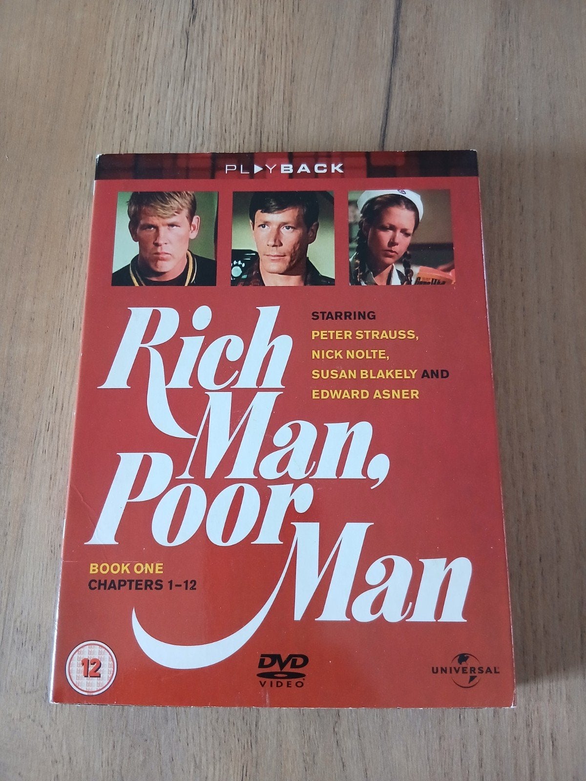 Dvd set Rich Man Poor Man seizoen 1, Vanaf 12 jaar, Ophalen, Zo goed als nieuw, Actie en Avontuur