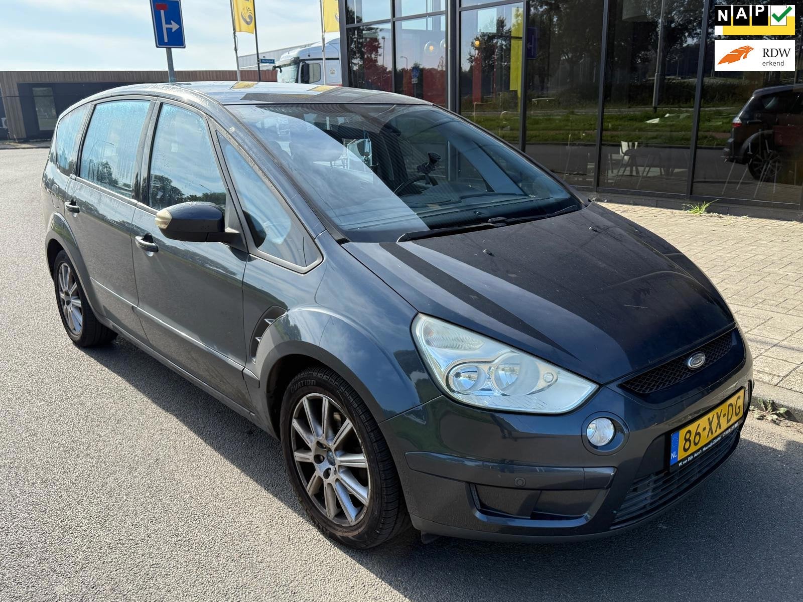 Ford S-Max 2.3 Titanium/Automaat/Airco/Cruise/Trekhaak, Dealer onderhouden, 4 cilinders, 2261 cc, Bedrijf