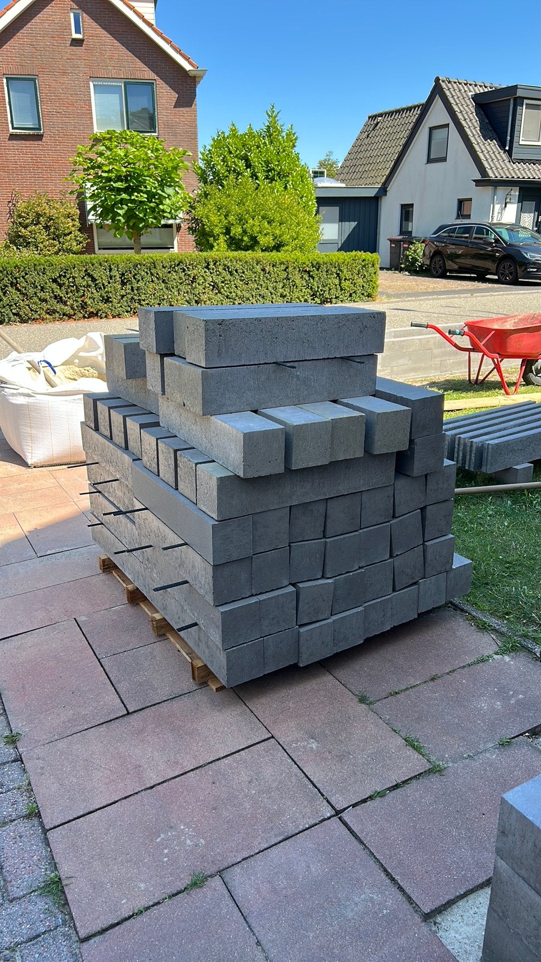 60x Stapelblokken 60x12x12., Ophalen, Overige typen, Zo goed als nieuw, Minder dan 5 m²
