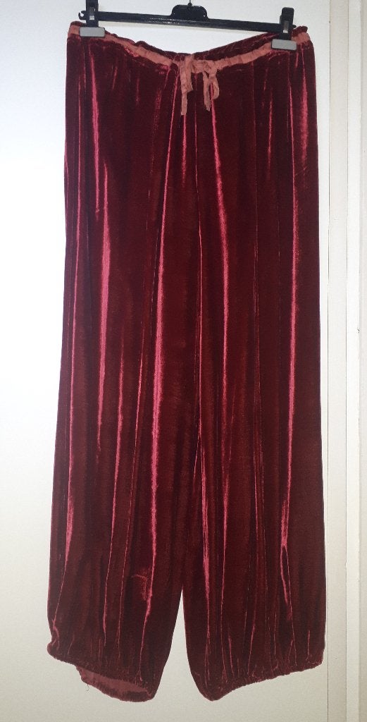 Vintage Privatsachen zijde-fluwelen harembroek, 36/38, Ophalen of Verzenden, Maat 36 (S), Lang, 'Privatsachen