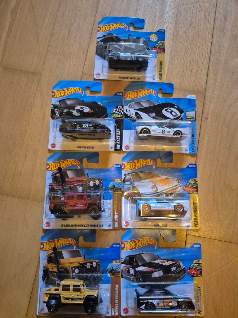 Hotwheels verzameling: Ford, Porsche, Land Rover, Audi, Ophalen of Verzenden
