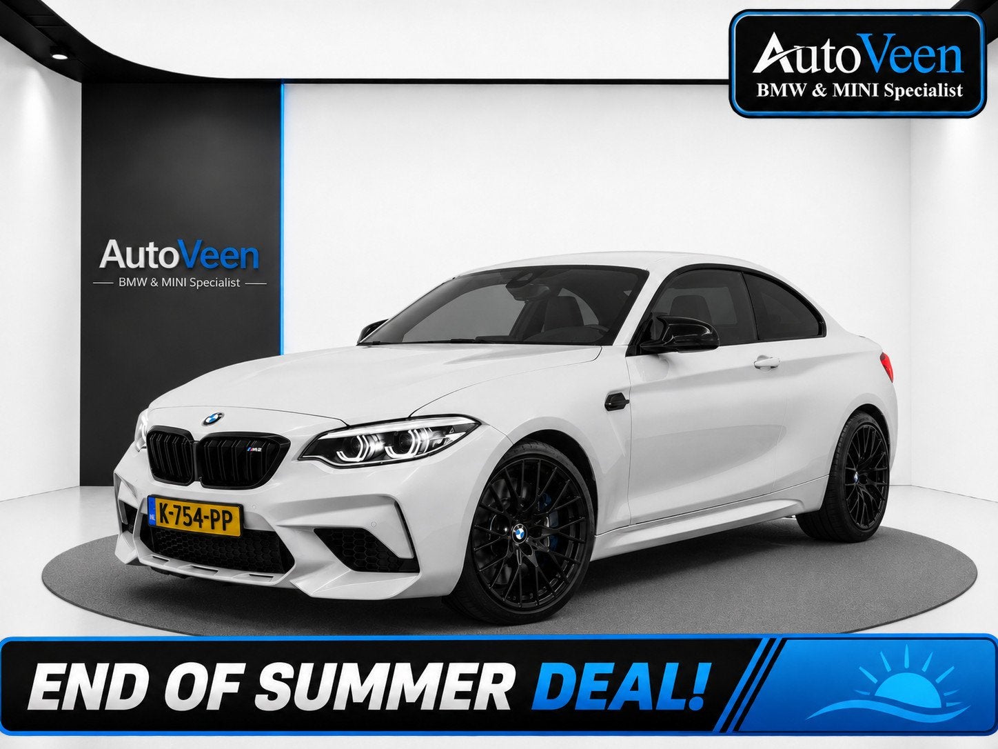 BMW 2-serie Coupé M2 DCT Competition (LEDER, H&K AUDIO, ELE, Auto's, Automaat, Dealer onderhouden, Achterwielaandrijving, Gebruikt