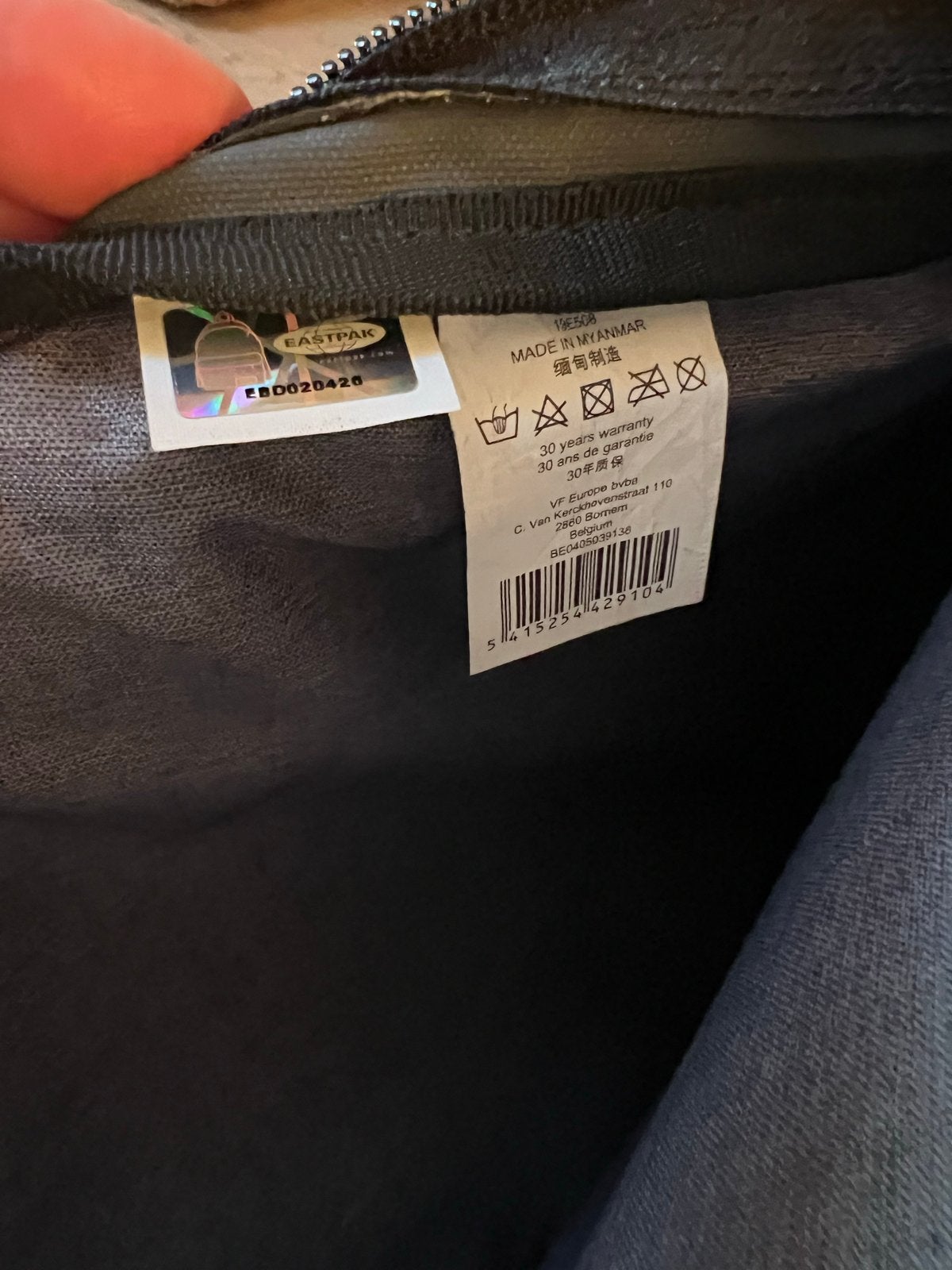 Eastpak rugzak - Geruit patroon, Sieraden, Tassen en Uiterlijk, Tassen | Rugtassen, 45 tot 60 cm, Gebruikt, 25 tot 40 cm, Ophalen of Verzenden
