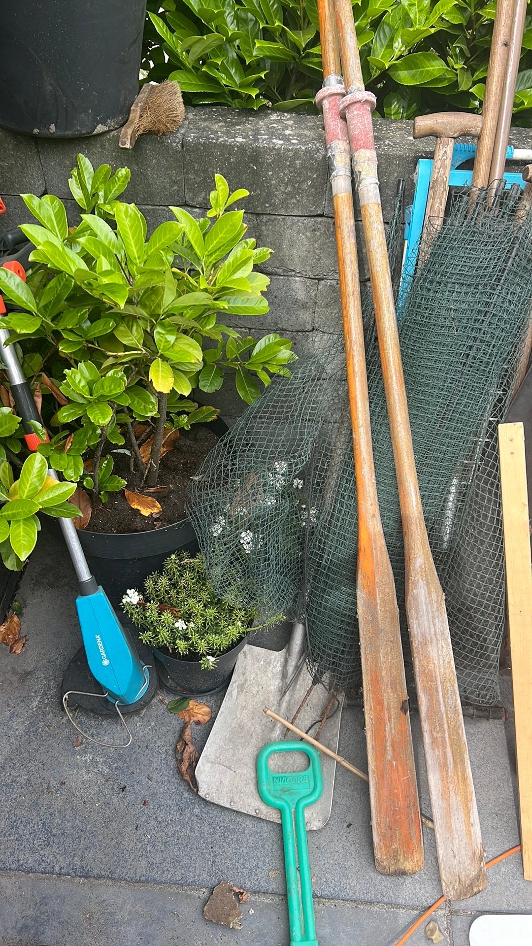 Houten peddels voor roeiboot, Ophalen of Verzenden