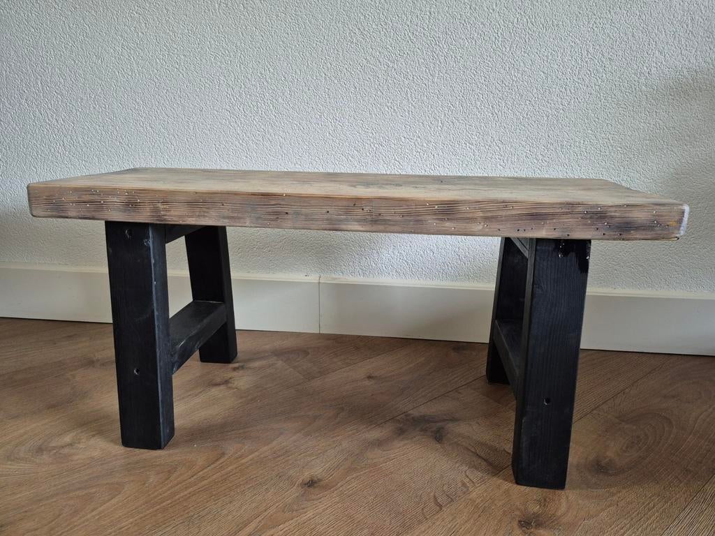 GERECYCLED handgemaakt robuust bankje - nr 3 Nieuwstaat, Ophalen, Overige kleuren, Zo goed als nieuw, Eén
