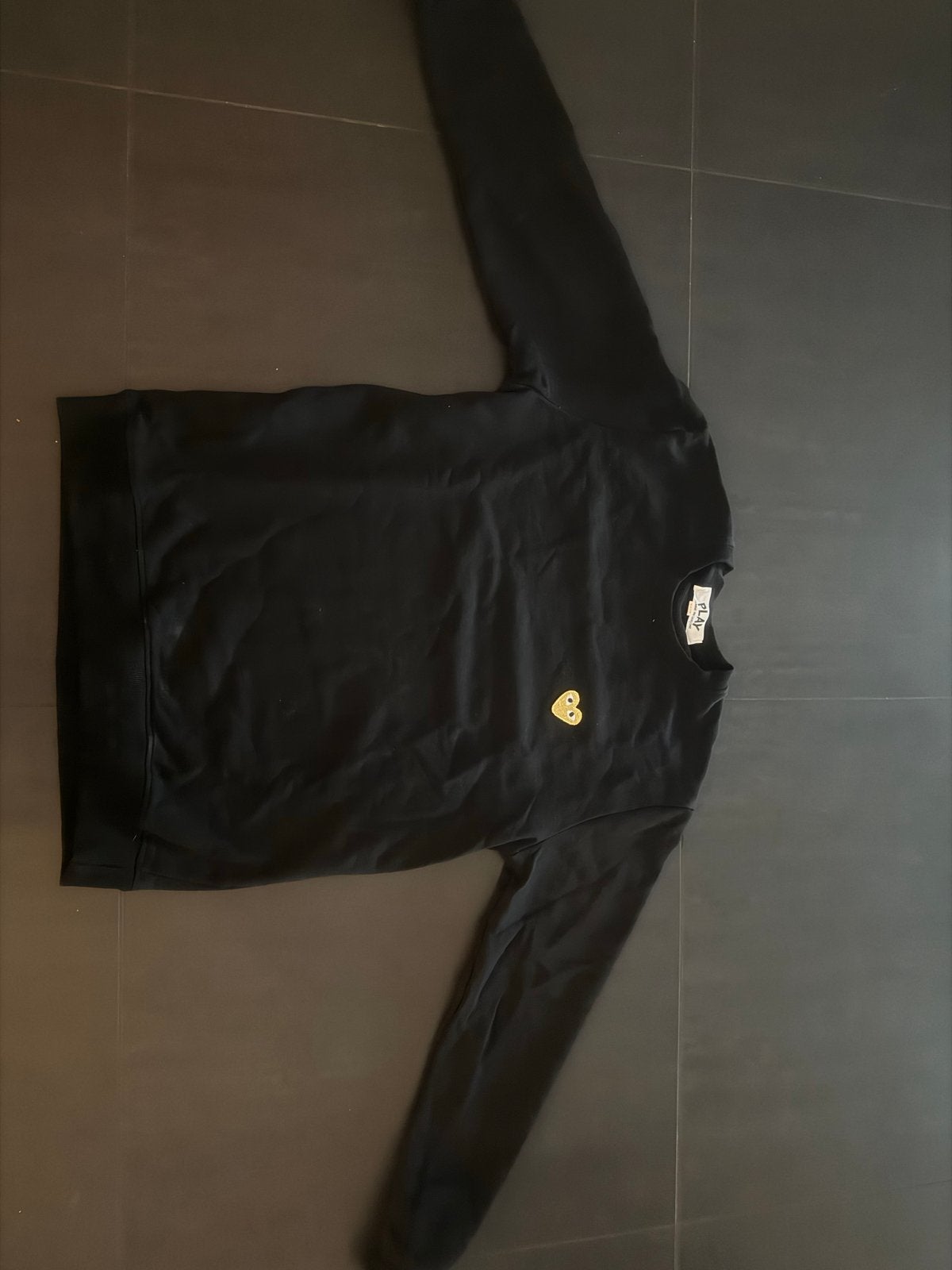 Comme des Garçons PLAY sweater zwart met gouden hart, Kleding | Dames, Ophalen of Verzenden, Zo goed als nieuw, Maat 38/40 (M)