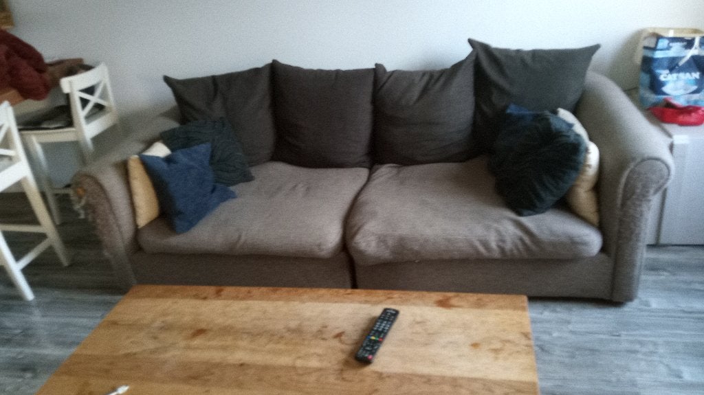 Bank met diepe zit. 200x92 (Inboedel verkoop), Huis en Inrichting, Ophalen, Gebruikt, 100 tot 125 cm, Tweepersoons