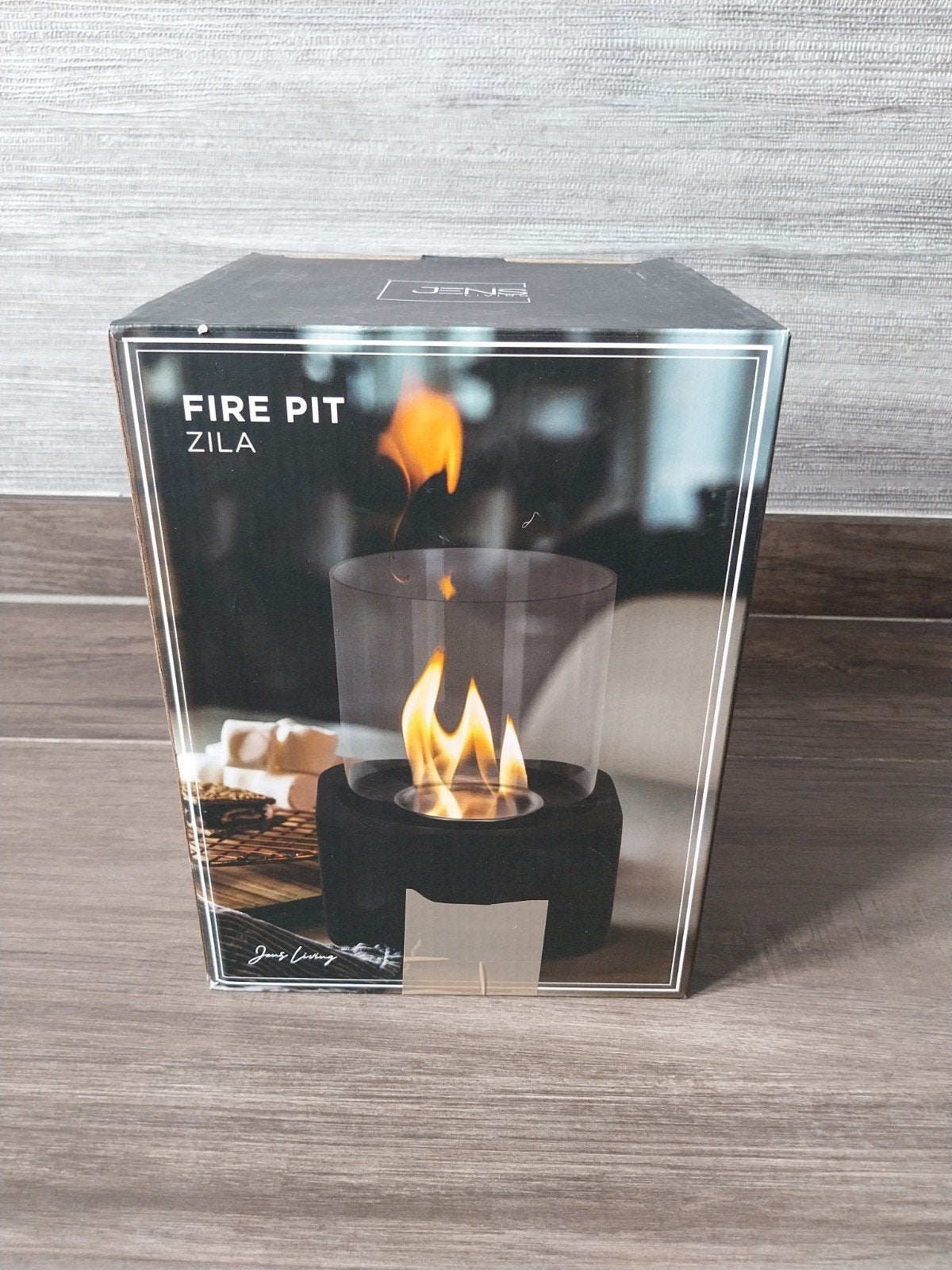Jens Living Fire Pit Zila - Nieuw in doos, Ophalen of Verzenden, Nieuw, Zwart, Metaal