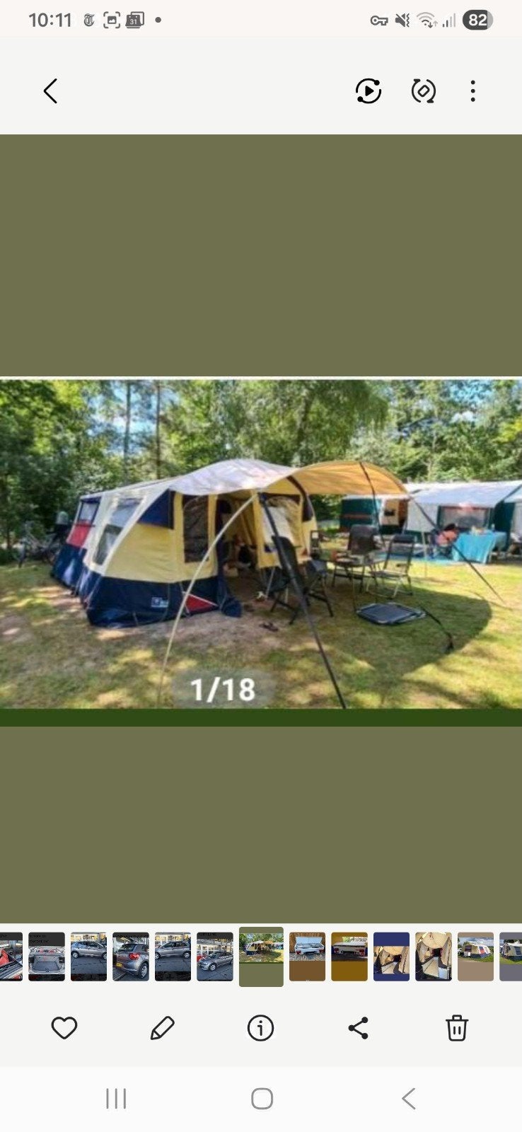 Jamet trigano Dakota uit 2008, Caravans en Kamperen, Ophalen, Gebruikt
