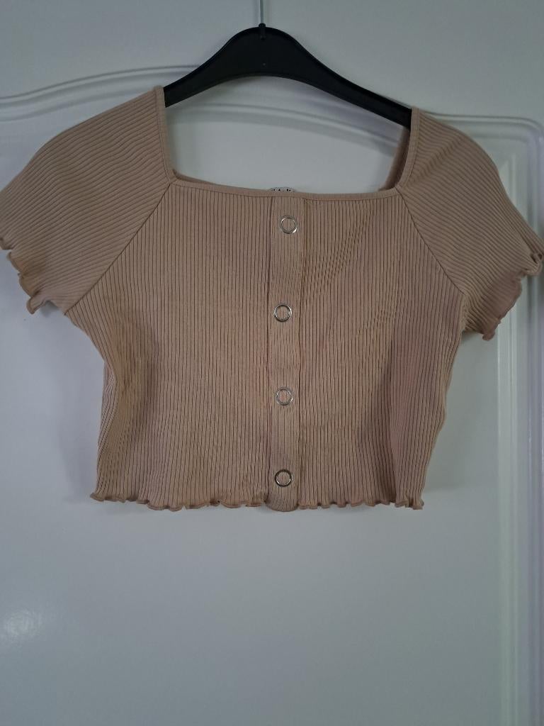 Top van NA-KD, Maat 38/40 (M), NA-KD, Beige, Ophalen of Verzenden