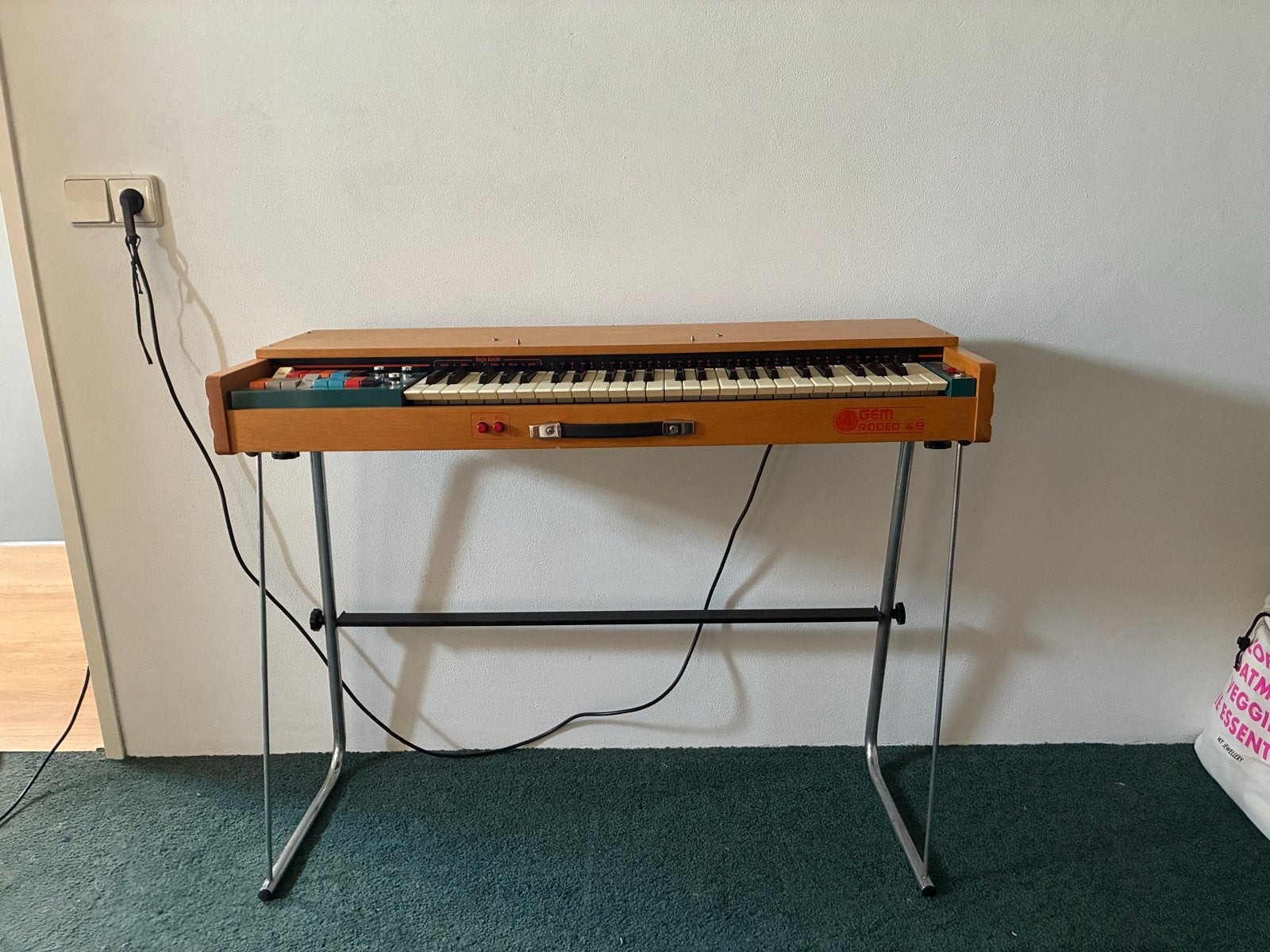 Vintage GEM Rodeo 49 Elektronisch Orgel/Keyboard, Gebruikt, Gem, Met standaard, Ophalen