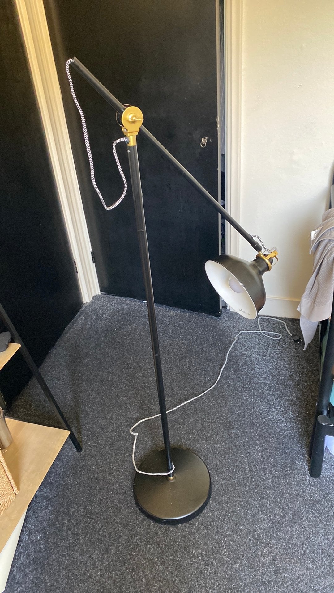 IKEA ranarp floor reading lamp, Huis en Inrichting, Ophalen, Zo goed als nieuw, Minder dan 100 cm