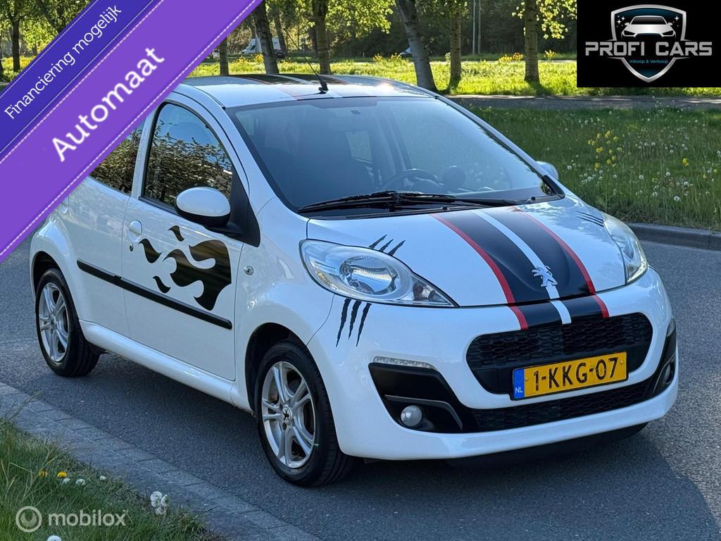 Peugeot 107 1.0 Sport Automaat Airco LM-Velgen, Voorwielaandrijving, Euro 5, Gebruikt, 4 stoelen