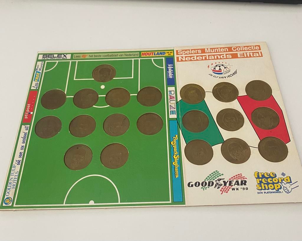 WK 90 spelers munten, Ophalen of Verzenden, Overige landen, 2 euro