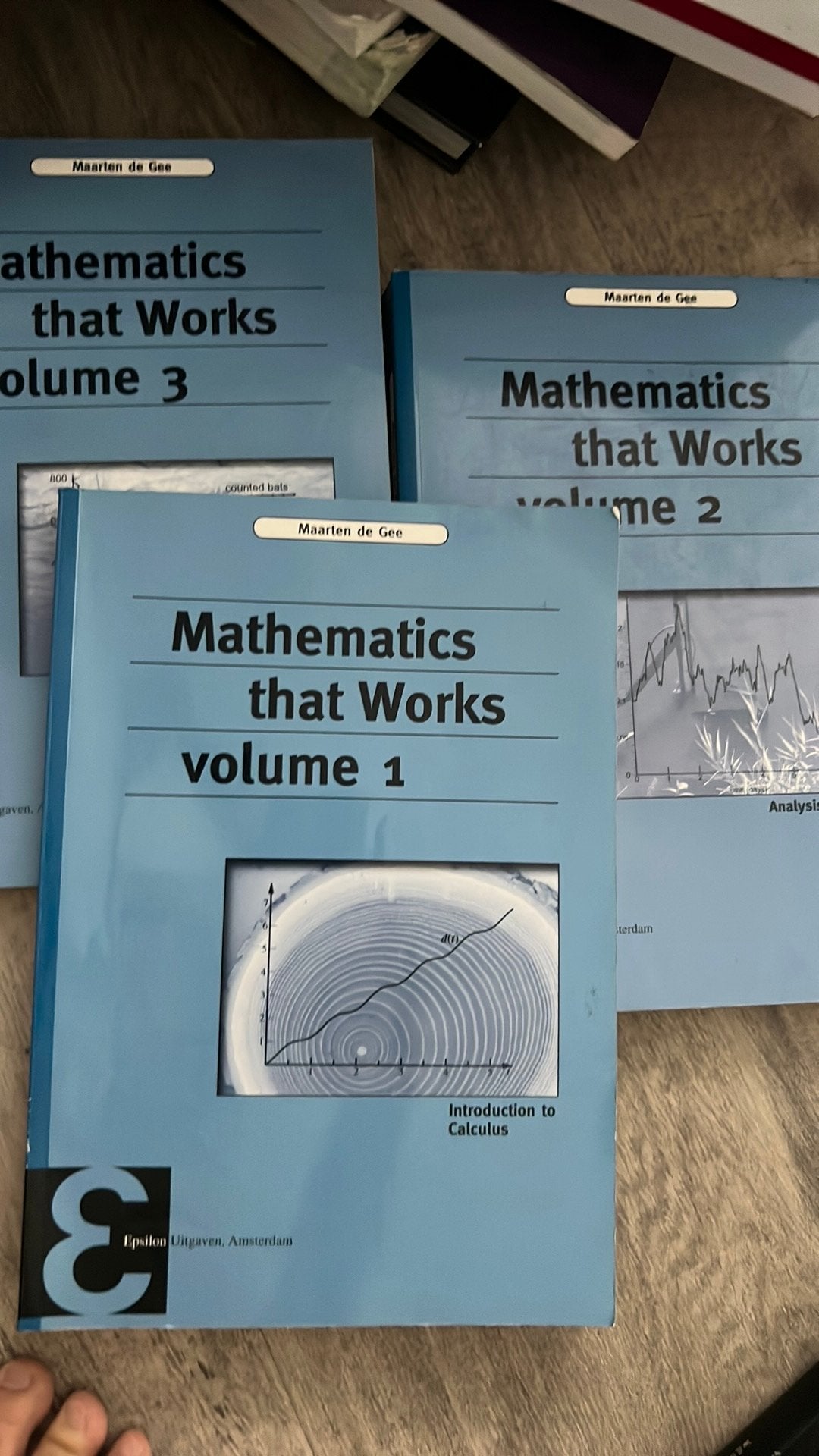 Mathematics that Works volume 1-3- Maarten de Gee, Ophalen, Beta, Gelezen, HBO