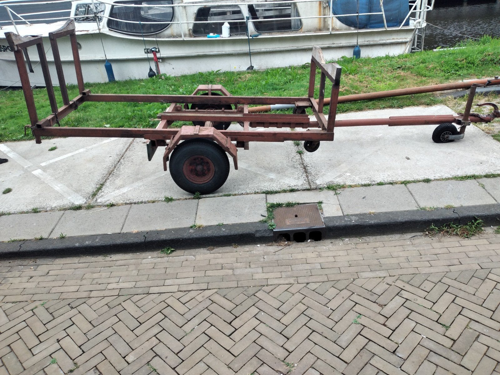 Kielboottrailer, Ophalen of Verzenden, Gebruikt, Overige typen