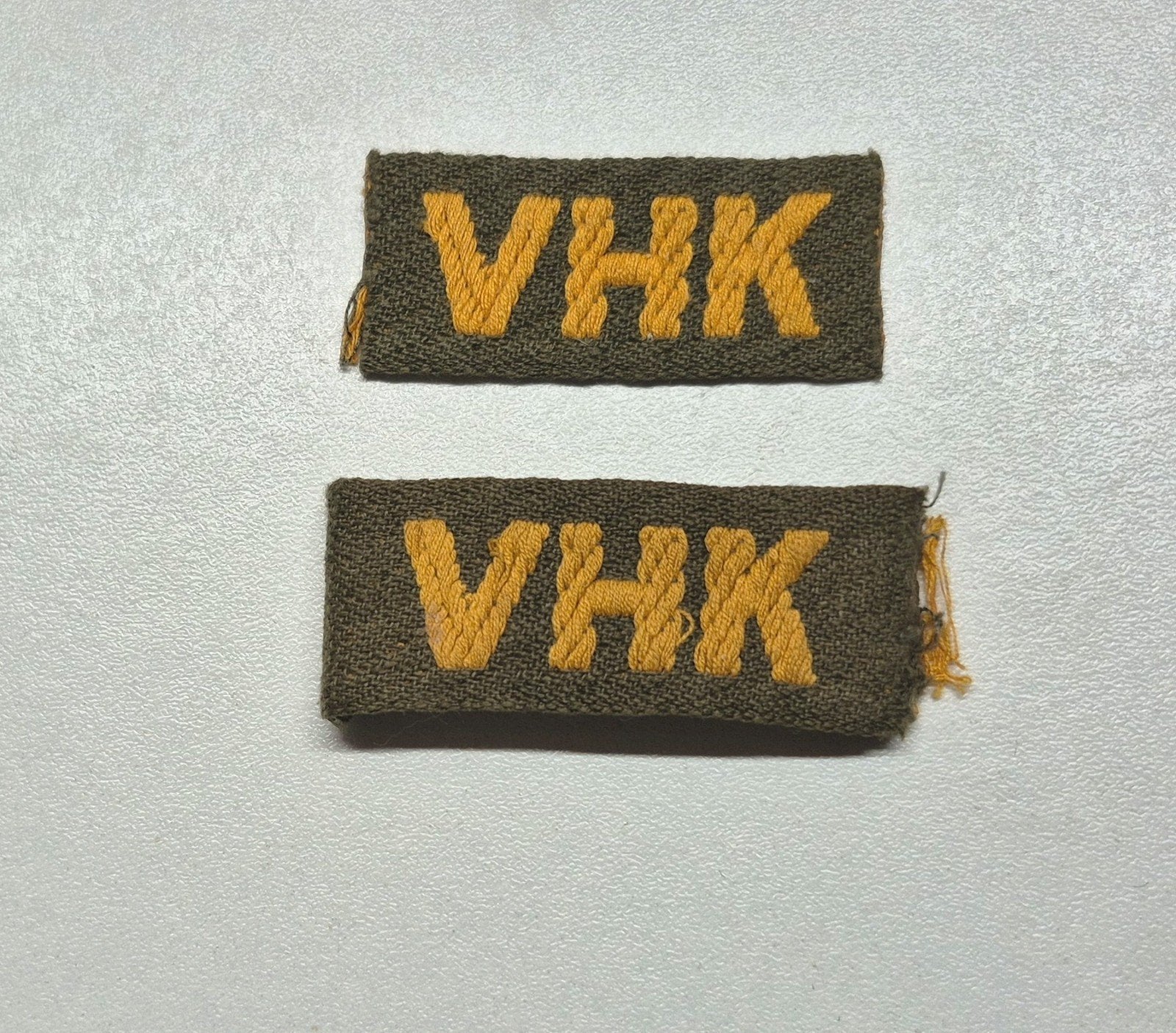 Set straatnamen VHK, Verzamelen, Ophalen of Verzenden, Landmacht, Nederland, Embleem of Badge