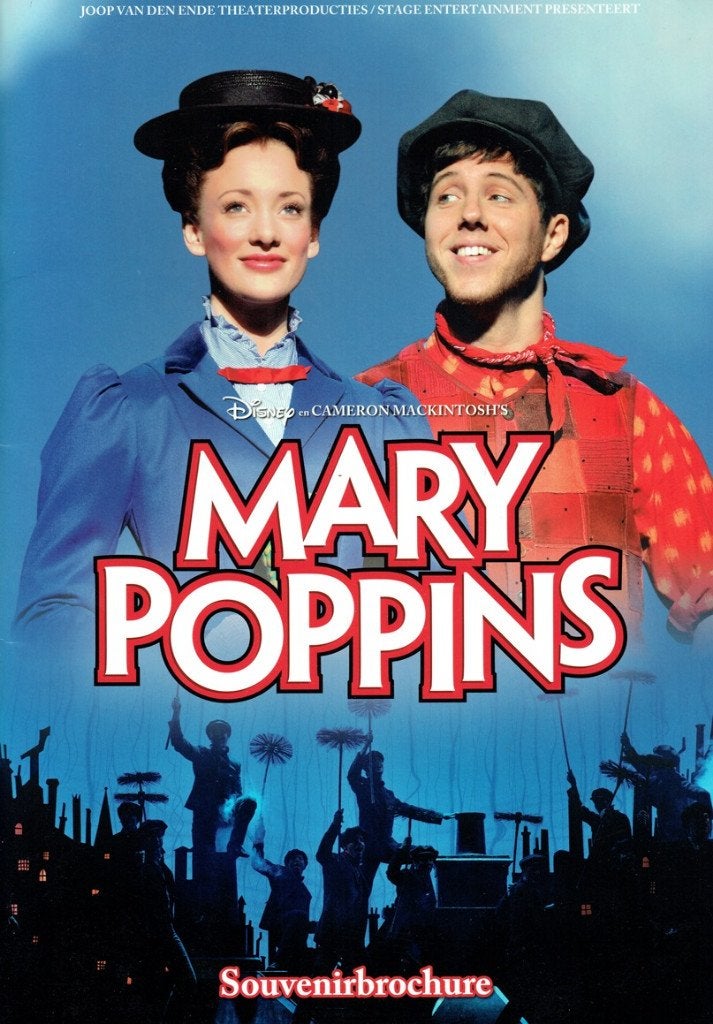 Folder - souvenirbrochure Mary Poppins (musical - 2010), Verzenden, Gelezen, Ballet of Musical