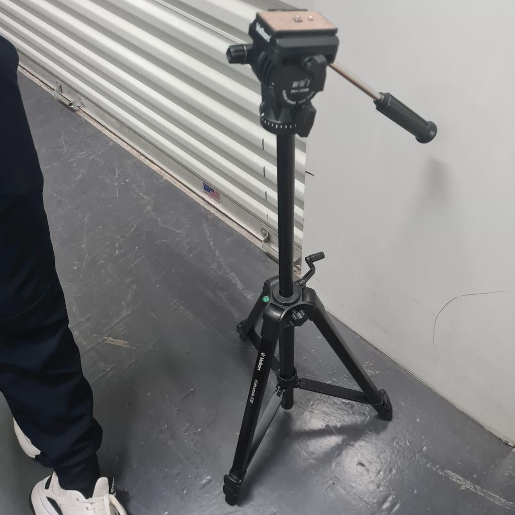 Velbon Videomate 358 statief met balhoofd, Zo goed als nieuw, 150 tot 175 cm, Met balhoofd, Ophalen of Verzenden