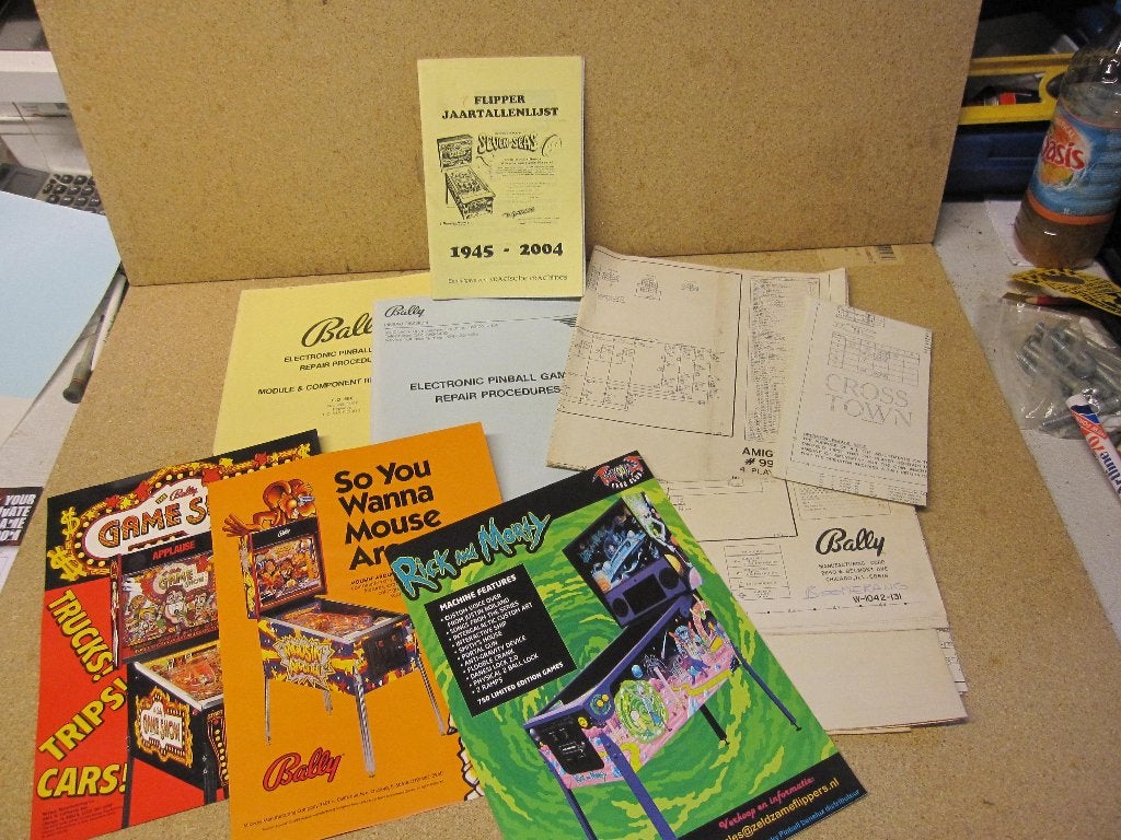 B41  pinball schematics / flyers, Verzamelen, Automaten | Flipperkasten, Ophalen of Verzenden, Gebruikt, Elektronisch, Onderdeel of Defecte kast