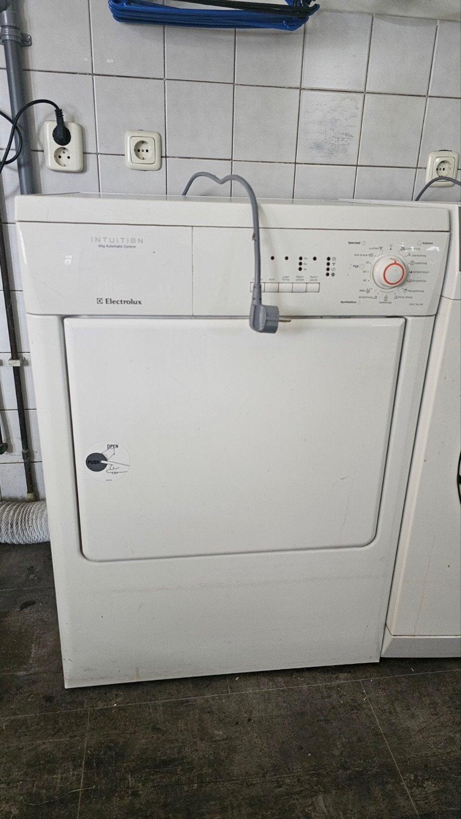 Electrolux Intuition 6 kg wasdroger (2008), Ophalen, 6 tot 8 kg, Gebruikt, Luchtafvoer