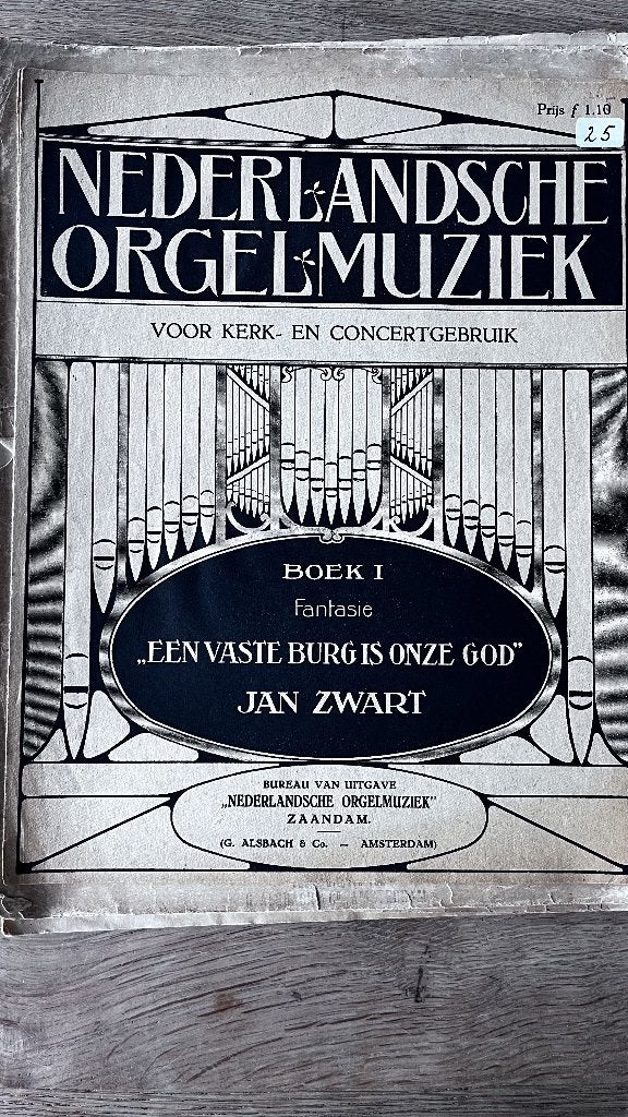 Nederlandsche orgelmuziek - Jan Zwart - meerdere delen, Orgel, Gebruikt, Ophalen of Verzenden, Religie en Gospel
