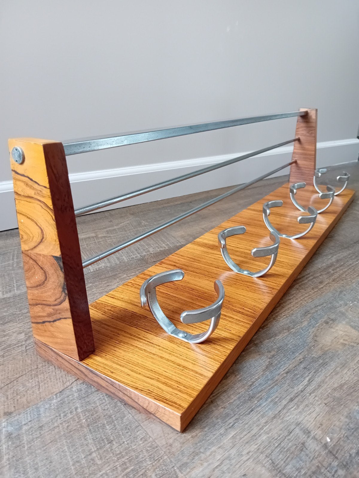 Vintage Wandkapstok met Hoedenplank, Huis en Inrichting, Woonaccessoires | Kapstokken, Ophalen of Verzenden, Gebruikt, Hout, Wandkapstok