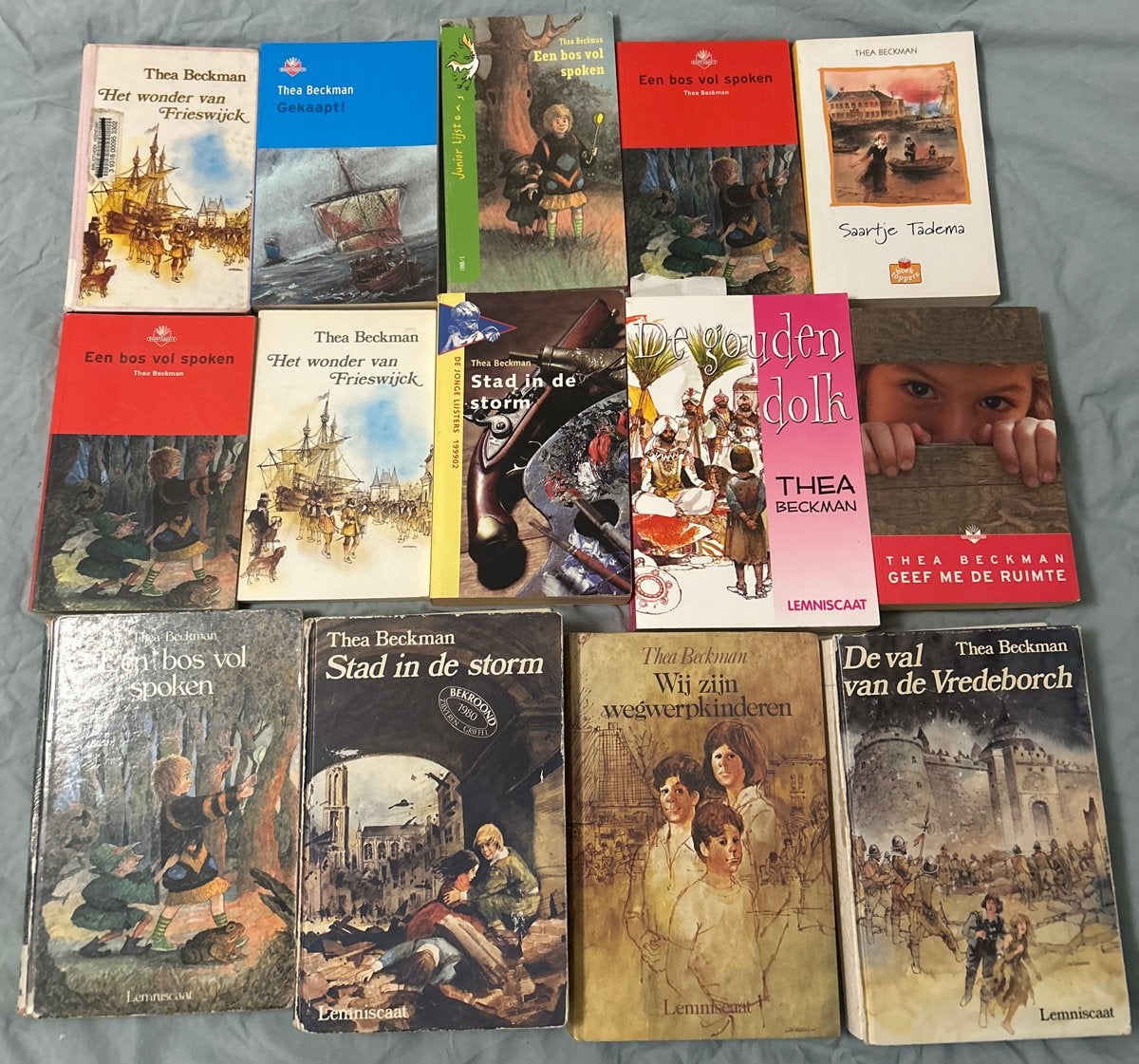 14 boeken van Thea Beckman - Hardcover en Softcover, Boeken, Ophalen of Verzenden, Gelezen, Fictie algemeen