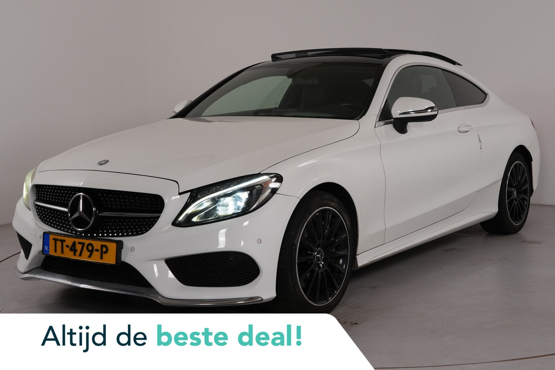 Mercedes-Benz C-Klasse Coupé 250 Prestige | AMG | Pano | Bu, Automaat, Achterwielaandrijving, 4 cilinders, 4 stoelen