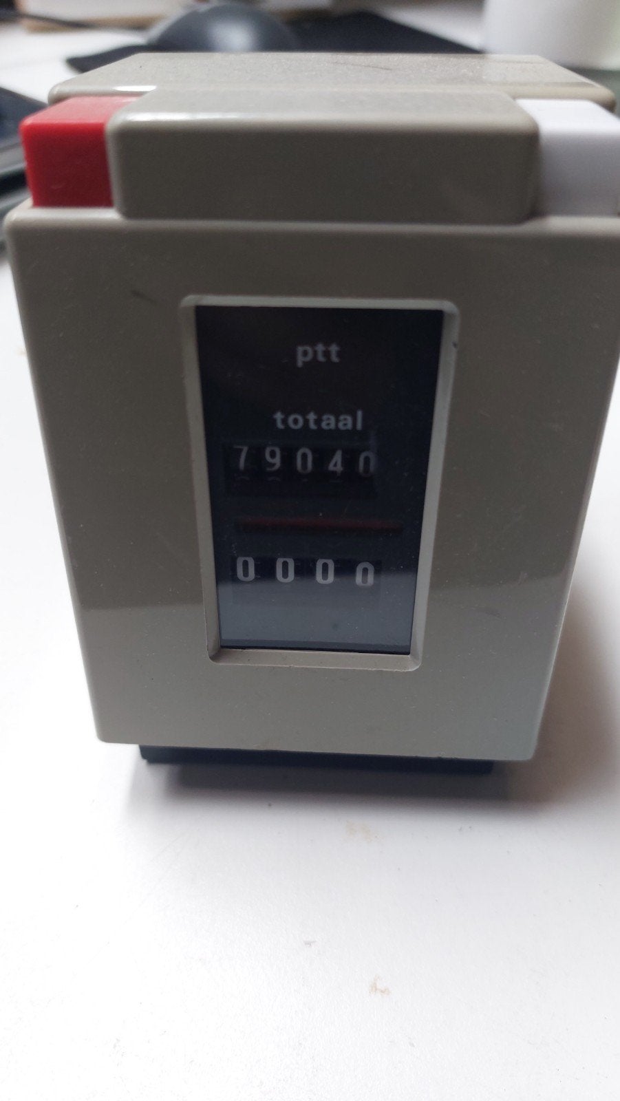 Vintage PTT Kostenteller Sodoco Htf 6952 PH Telefoonteller, Telecommunicatie, Ophalen