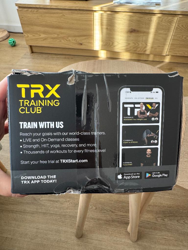 •	TRX Suspension Trainer Nieuw – Compleet met Accessoires, Ophalen, Nieuw