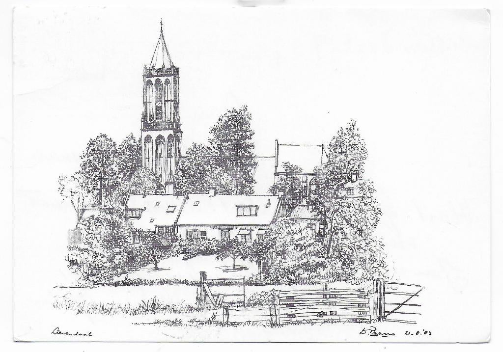 Lievendaal Brabant   ansichtkaart (B7857), Ophalen of Verzenden, 1980 tot heden, Gelopen, Noord-Brabant