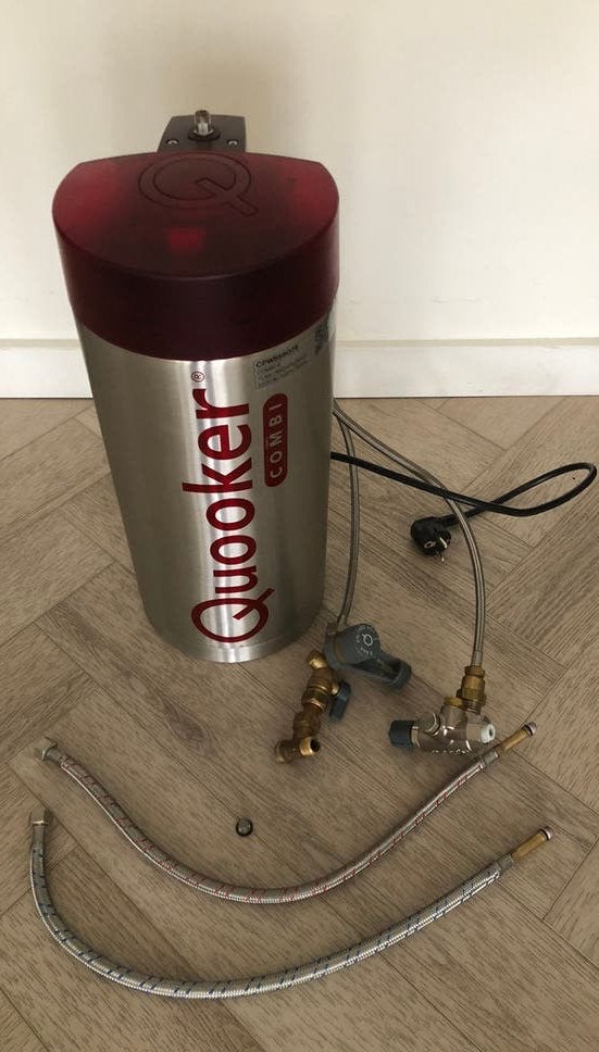 Quooker COMBI + 7 Liter Boiler Nieuwste Versie Cube geschikt, Verzenden, Gebruikt