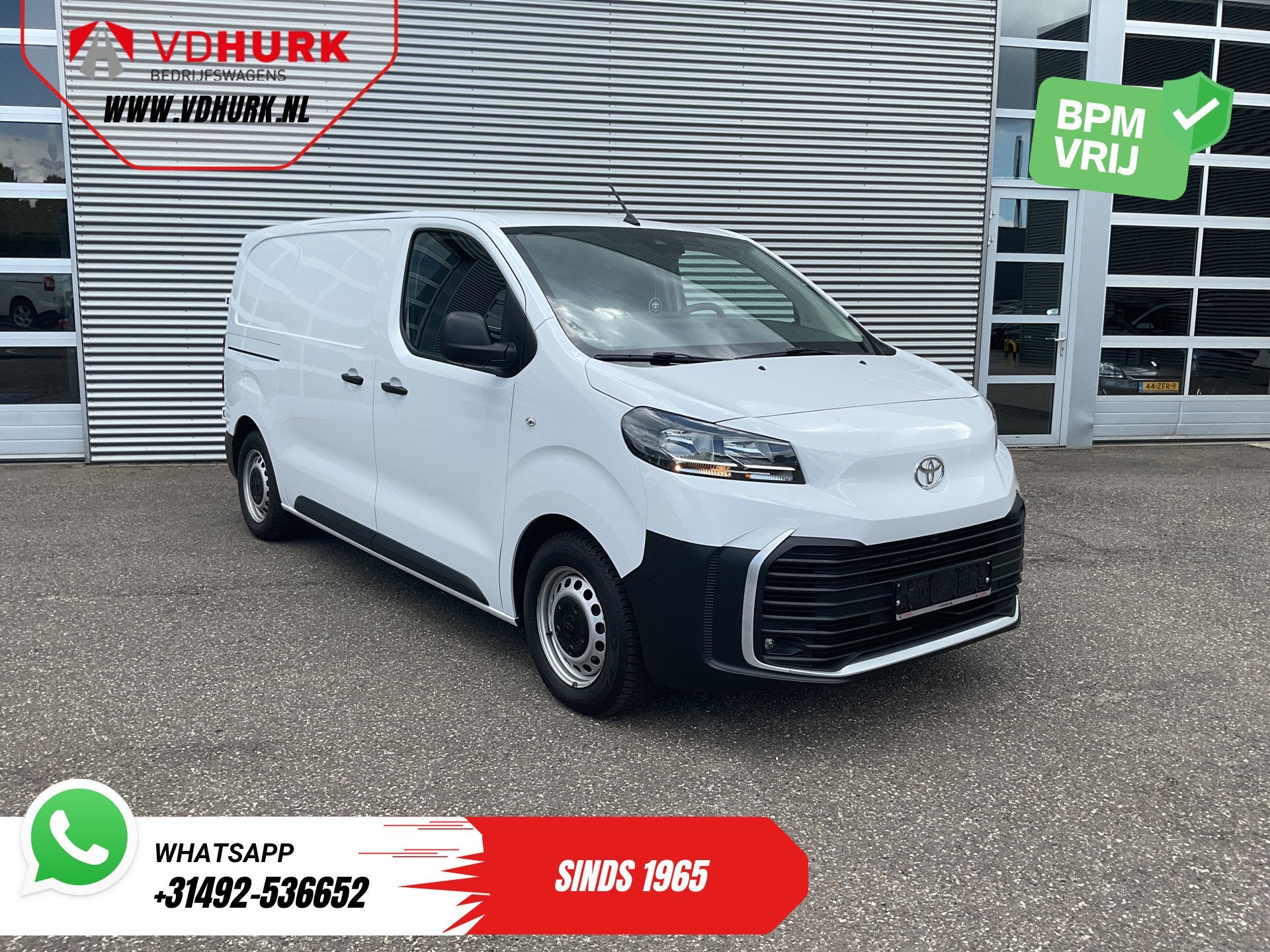 Toyota PROACE Electric Worker 75 kWh 350 km WLTP Snellader/, Stof, Wit, Origineel Nederlands, Toyota