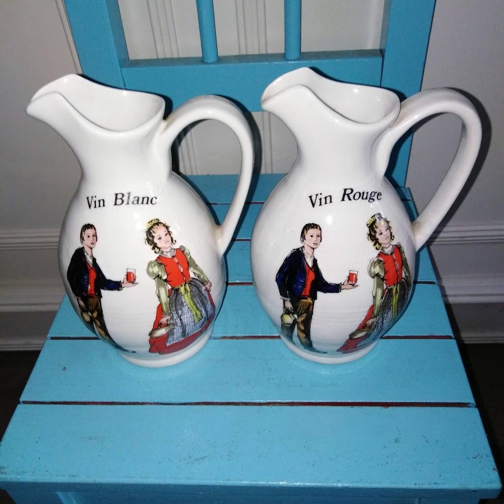 Karafjes voor witte en rode wijn Creation Decor de Paris, Ophalen, Gebruikt, Overige typen, Overige stijlen