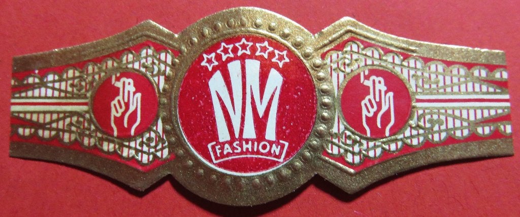 Reclamebandje sigarenbandje NM Fashion, Verzenden, Gebruikt, Sigarenbandjes