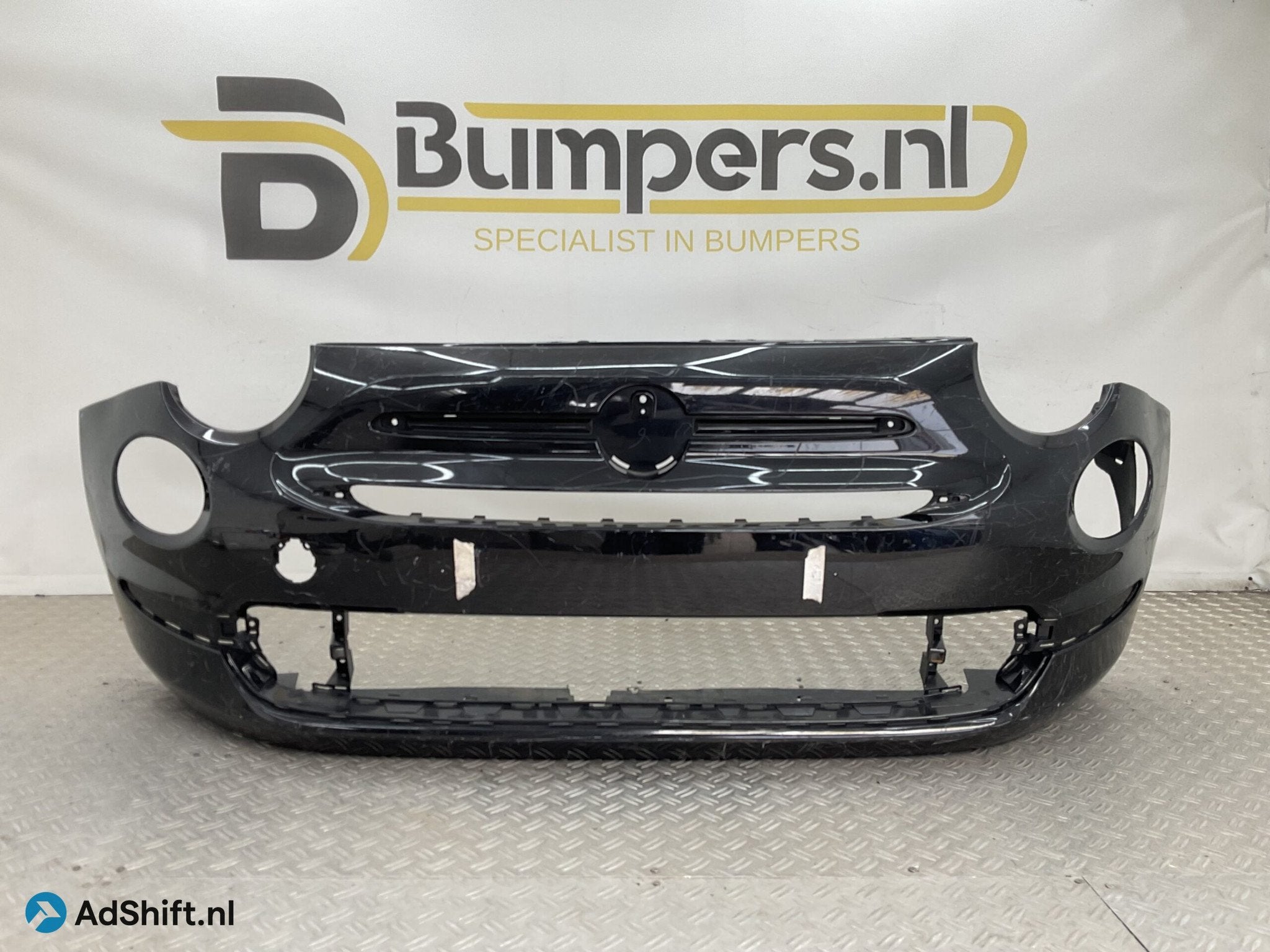 Bumper Fiat 500 Lounge Facelift 16-23 735619491 Voorbumper B, Bumper