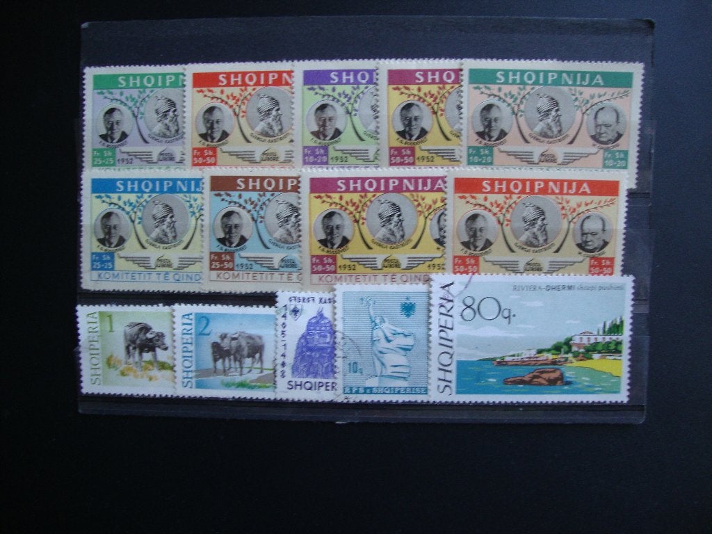 shqipnija, Verzenden, Overige landen, Postfris