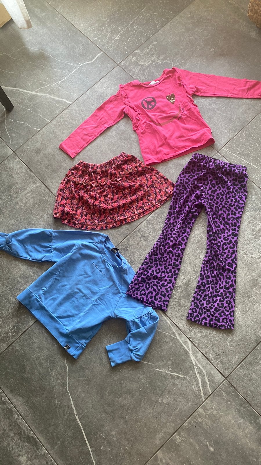 Meisjes kinderkleding herfst en winter maat 116-122, Ophalen of Verzenden, Gebruikt, Maat 128