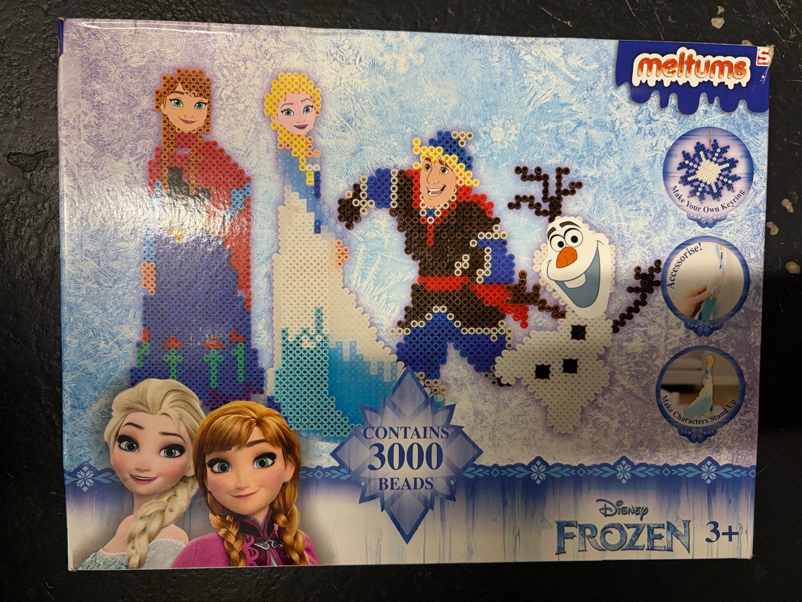 Meltums Disney Frozen strijkkralen set - 3000 kralen, Ophalen of Verzenden, Nieuw, Knutselen