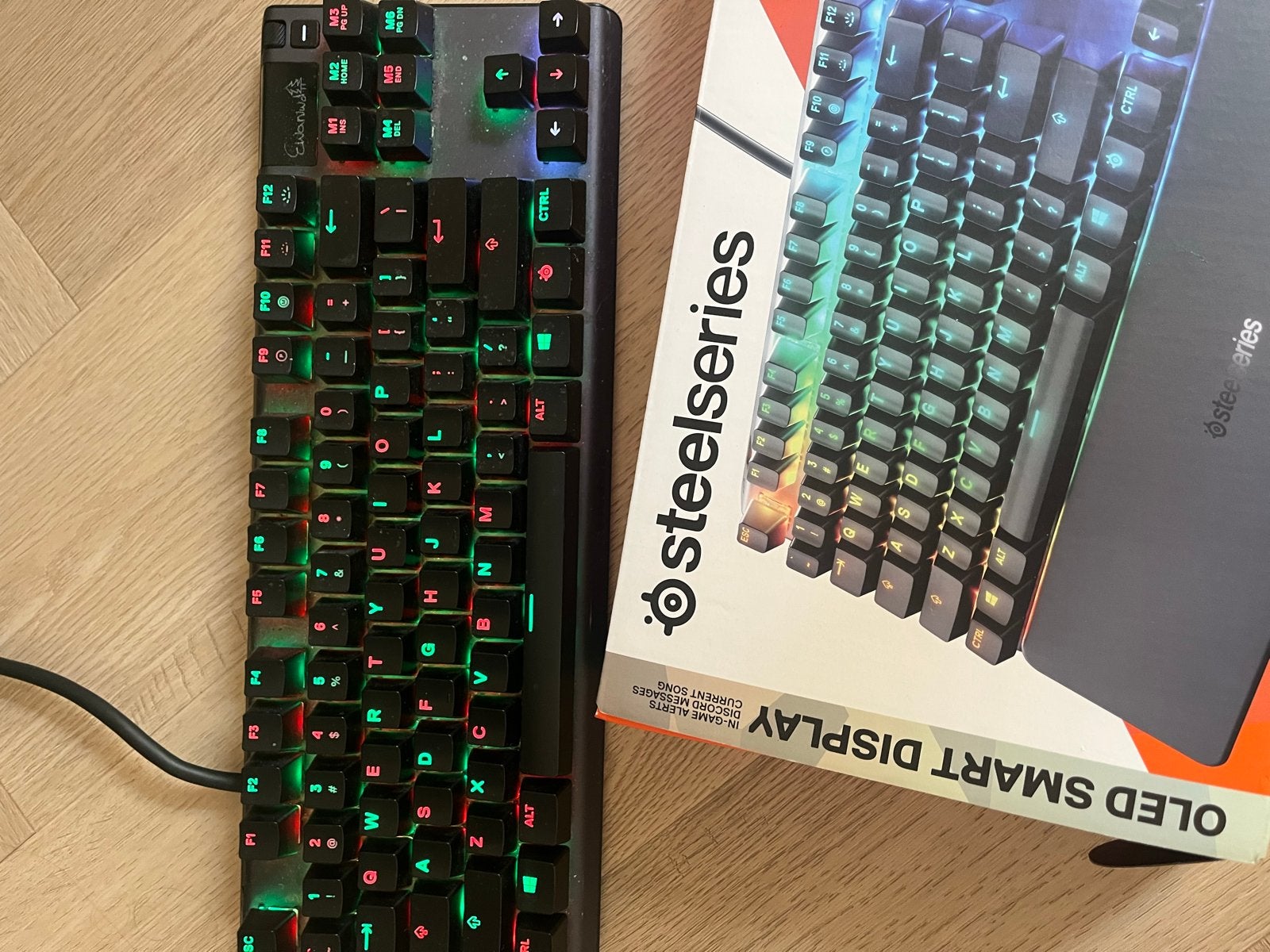 SteelSeries Apex 7 TKL Gaming Toetsenbord, Computers en Software, Toetsenborden, Zo goed als nieuw, Qwerty, Bedraad, Gaming toetsenbord