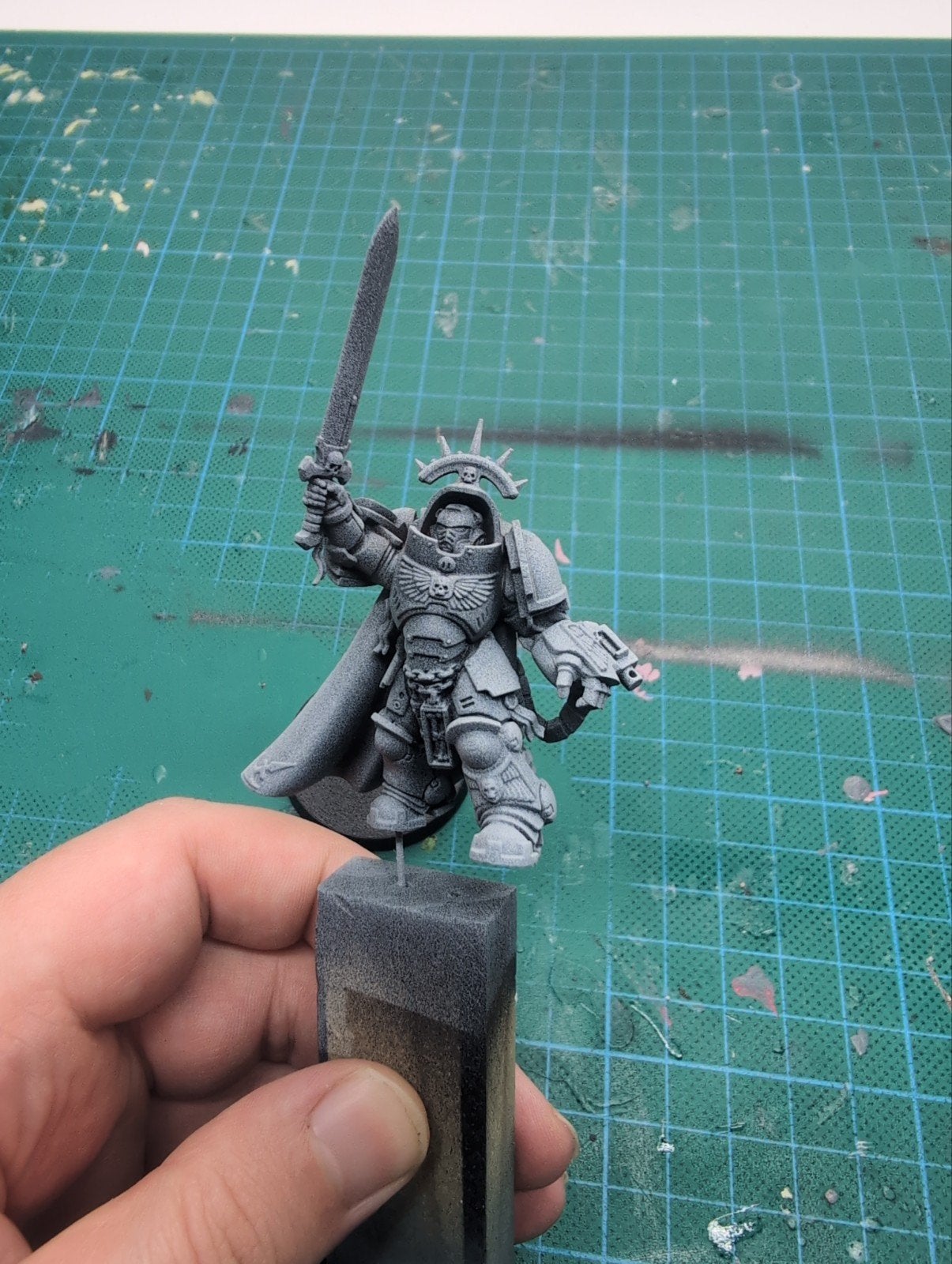 Space Marines Captain in Gravis Armour - Warhammer 40K, Hobby en Vrije tijd, Wargaming, Ophalen of Verzenden