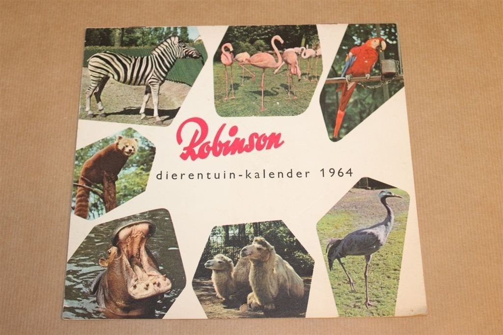 Robinson Dierentuinkalender 1964 [Robinson Schoenfabriek], Ophalen of Verzenden, Zo goed als nieuw, Overige typen